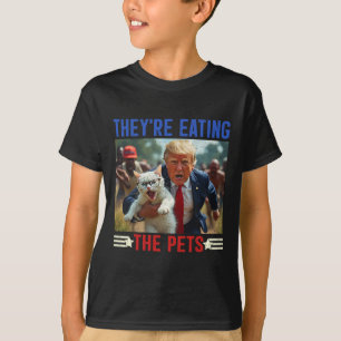 De äter upp Pets-debatten citat 2024 T Shirt