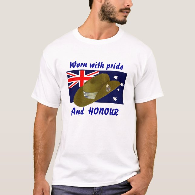 DE AUSSIE GRÄVAREARNA T-SHIRT (Framsida)