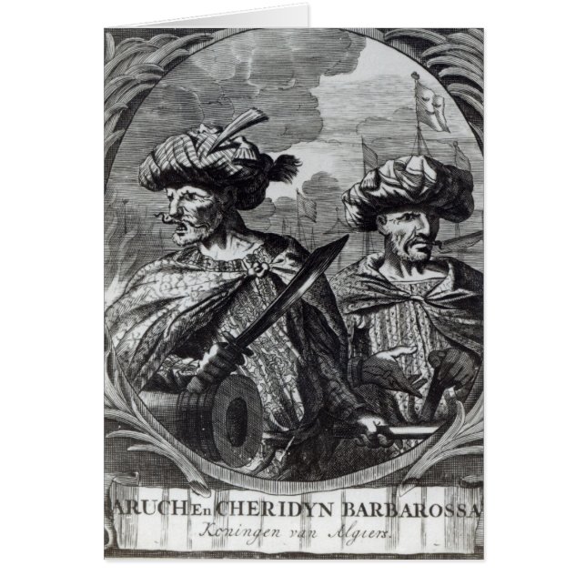 De Barbarossa bröderna Hälsningskort (Framsidan)