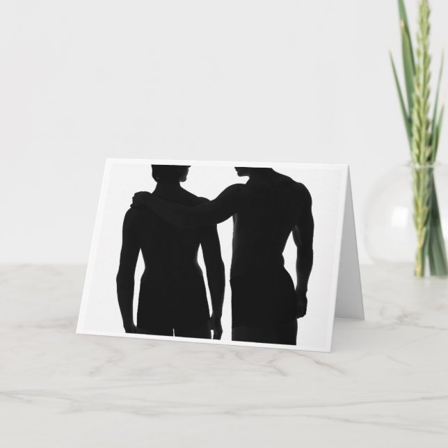 De bäst sakerna är klädde med filt med hjärtan kort (Framsida)