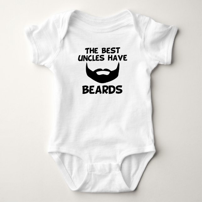 De bäst unclesna har skägg t shirt (Framsida)