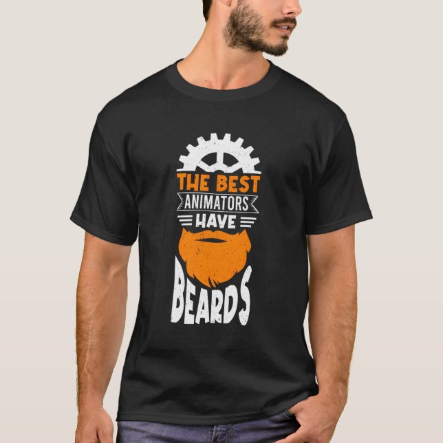De bästa animatorerna har bockanimering t shirt (Framsida)