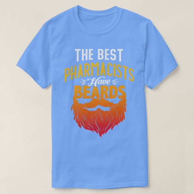 De bästa apotekarna bär skägg t shirt (Design framsida)