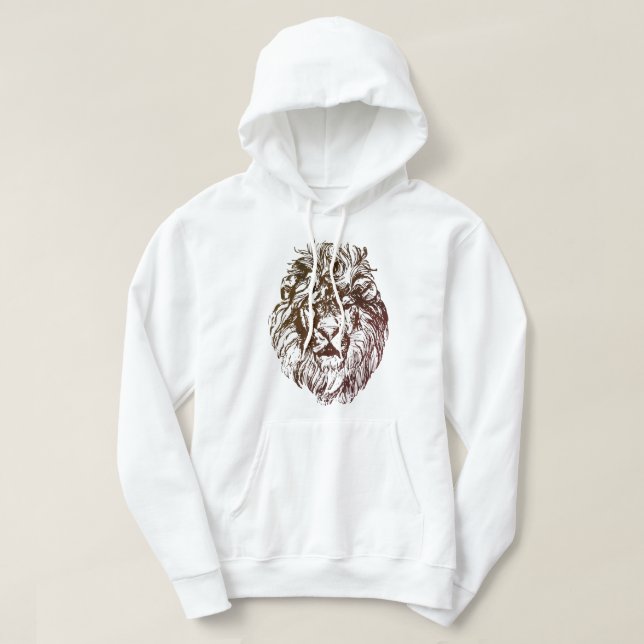 De bästa är födda som LEO Hoodie (Design framsida)