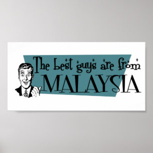 De bästa är från Malaysia Poster