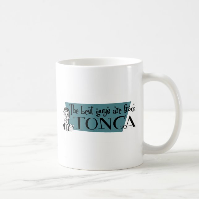De bästa är från Tonga. Kaffemugg (Höger)