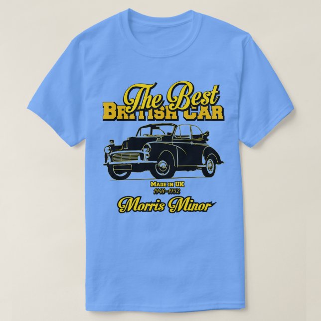 De bästa brittiska är Morris Minor T Shirt (Design framsida)