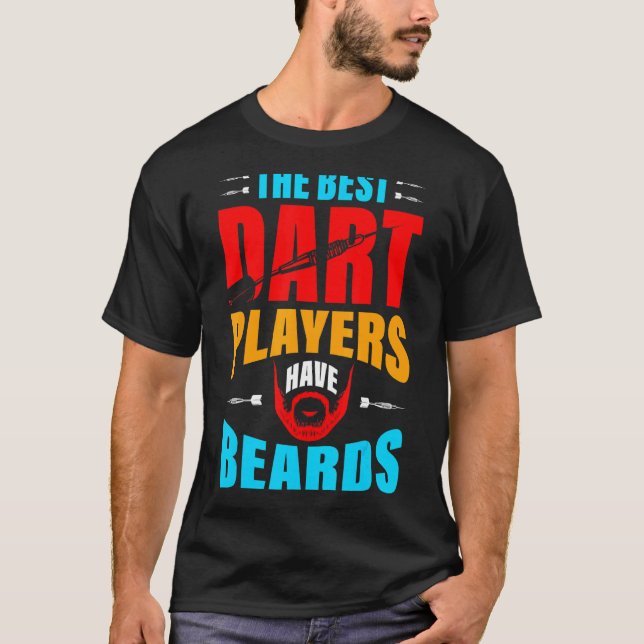 De bästa Dart-spelarna har böjda Dart PL T Shirt (Framsida)
