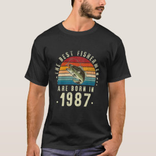 De bästa fiskarna föddes 1987, Vintage 35e B T Shirt