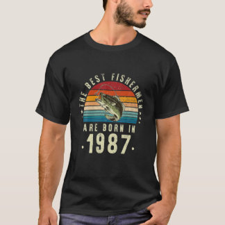 De bästa fiskarna föddes 1987, Vintage 35e B T Shirt