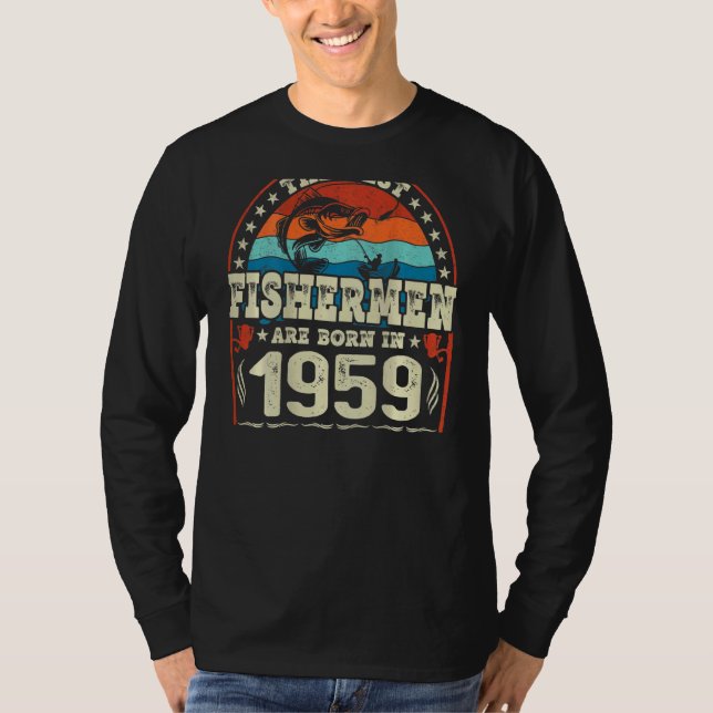 De bästa fiskarna föds 1959 t shirt (Framsida)