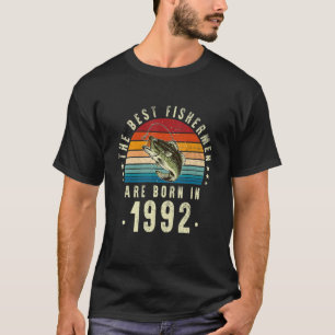 De bästa fiskarna föds 1992 Vintage 30 B T Shirt