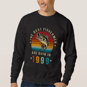 De bästa fiskarna föds 1999 Vintage Fiske 23 Lång Ärmad Tröja