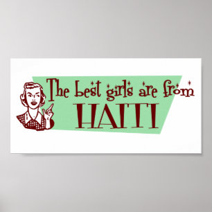 De bästa flickorna är från Haiti Poster
