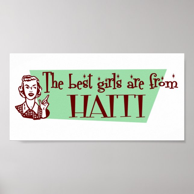 De bästa flickorna är från Haiti Poster (Framsidan)