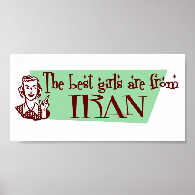 De bästa flickorna kommer från Iran Poster (Framsidan)