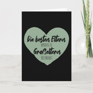 De bästa föräldrarna främjas till morföräldrar. kort