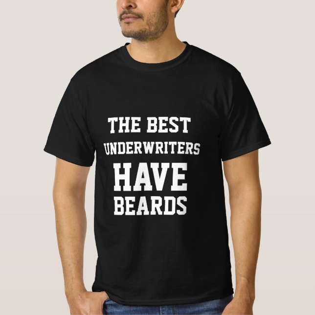 De bästa försäkringsgivarna har Beards T-Shirt (Framsida)