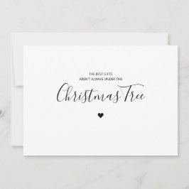 De bästa gåvorna är inte alltid under kort-julklap julkort