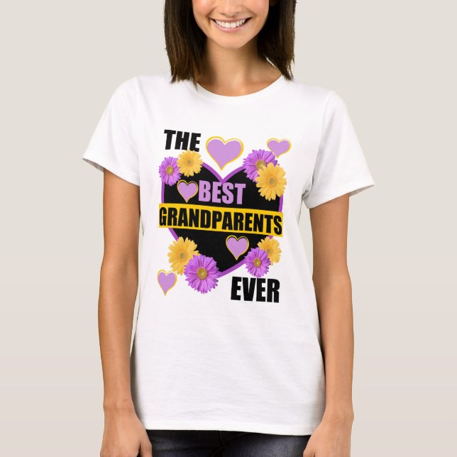 DE BÄSTA GRANDPARENTERNA NÅGONSIN T SHIRT (Framsida)