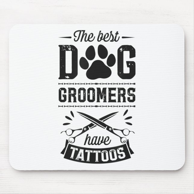 De bästa Hund har Tattoos-fungerande Trendig Pr Musmatta (Framsidan)