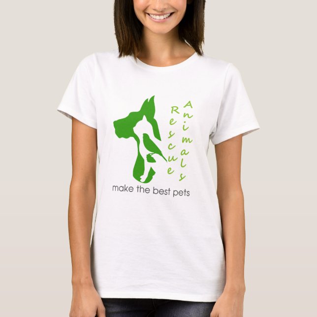 De bästa husdjuren i rädding är i högre grad djur tee shirt (Framsida)