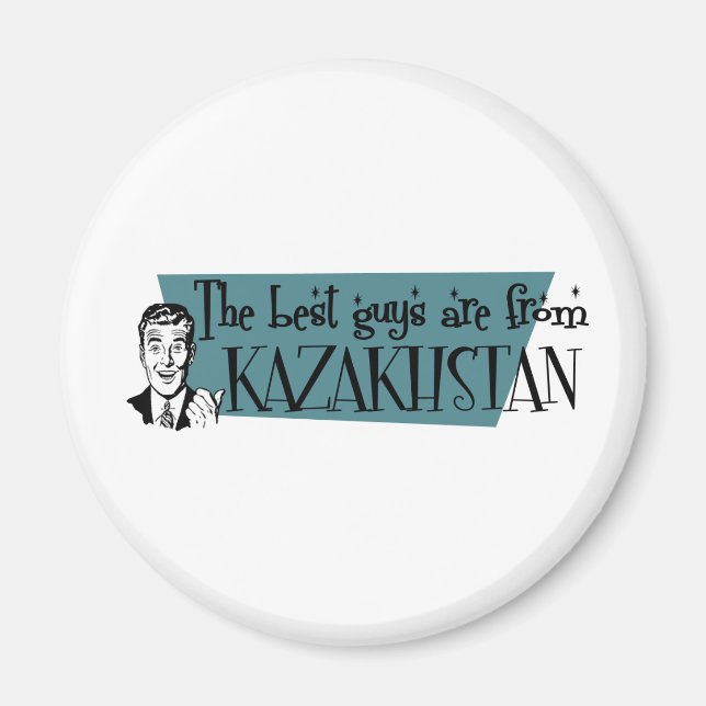 De bästa killarna är från Kazakstan Magnet (Framsidan)