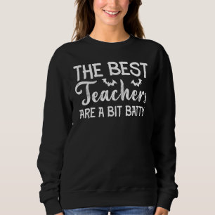 De Bästa Lärarna Är Lite Tokiga Halloween Fladderm T Shirt