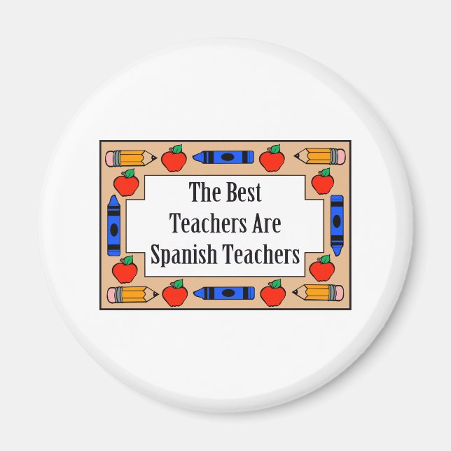 De bästa lärarna är spanska lärare magnet (Framsidan)