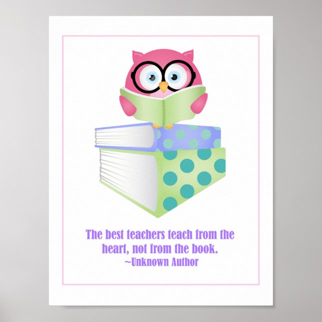 De bästa lärarna från Heart UGGLA Poster (Framsidan)