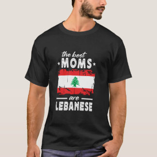 De bästa mammorna är libanesiska mors dag Libanon T Shirt