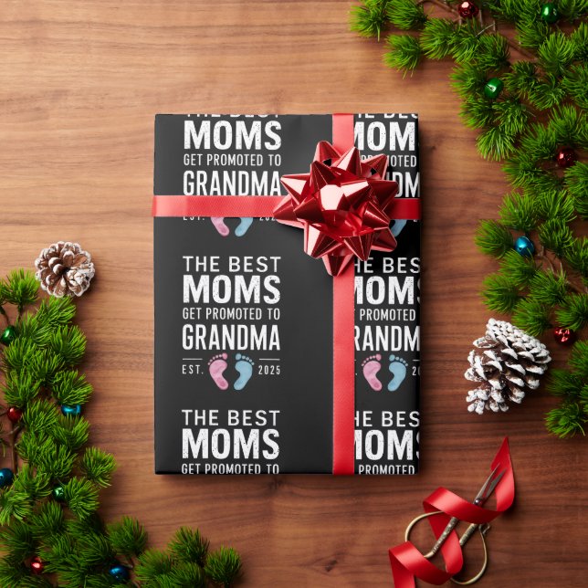 De Bästa Mammorna Befördas Till Mormor Est 2025 Presentpapper (Julgåva)