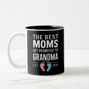 De Bästa Mammorna Befördas Till Mormor Est 2025 Två-Tonad Mugg