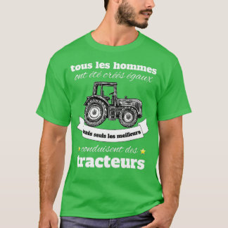 De bästa männen kör traktorer t shirt