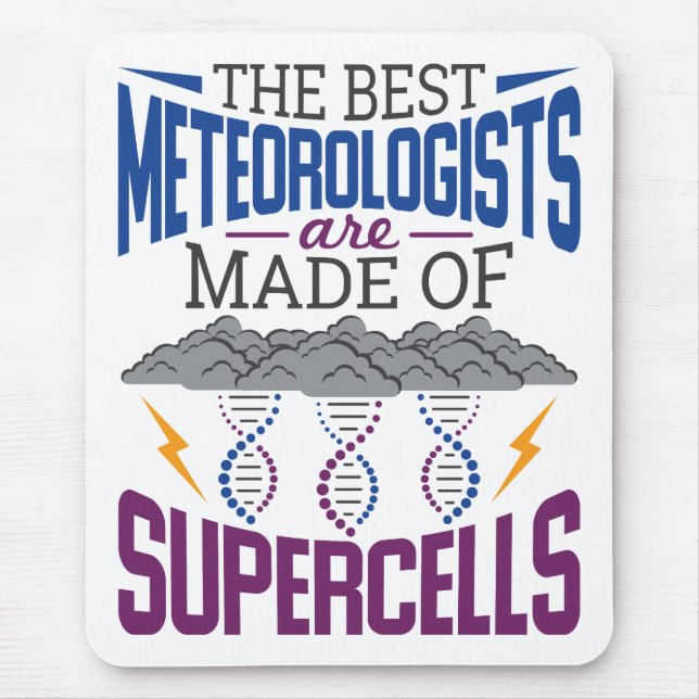 De bästa meteorologer är superceller musmatta (Framsidan)