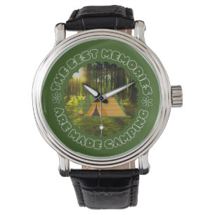 De bästa minnena har gjorts till camping - camping armbandsur