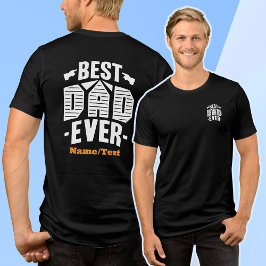 De bästa Pappa någonsin funna Fars dag Manar-tröjo T Shirt