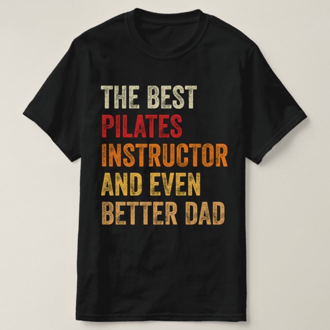 De bästa pilotinstruktörerna och till och med bätt t shirt (Design framsida)