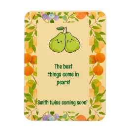 De bästa sakerna kommer i päron Tillkännagivande Magnet