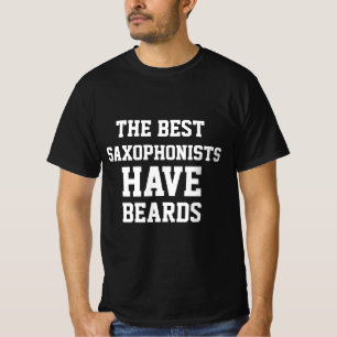 De bästa saxofonisterna har Beards T-Shirt