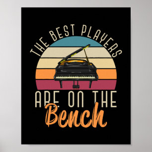 De bästa spelarna är på Bench-Peizt Re Poster