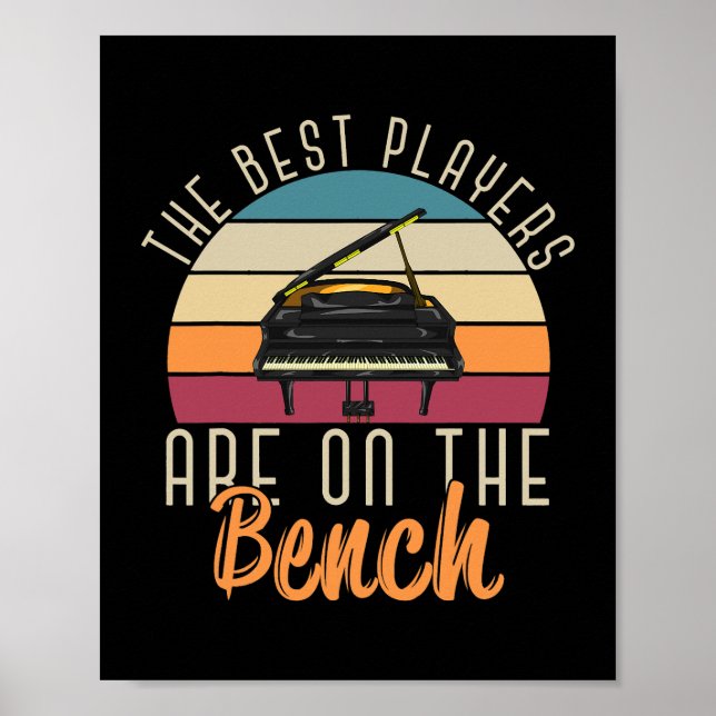 De bästa spelarna är på Bench-Peizt Re Poster (Framsidan)