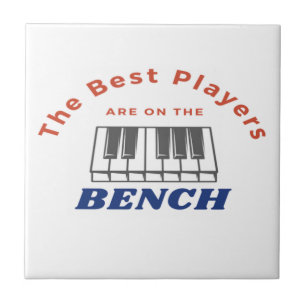 De bästa spelarna finns på Bench Piano Player-cita Kakelplatta