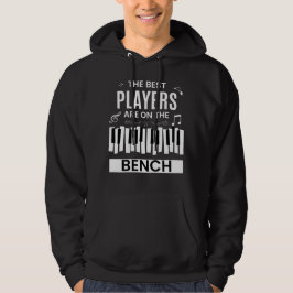 De bästa spelarna finns på Coolan Bench Pianist Hoodie