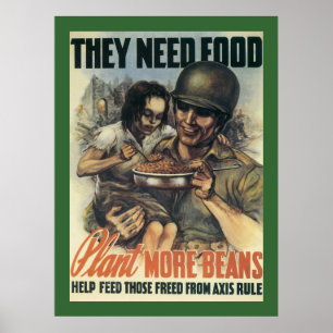 De behöver mat poster