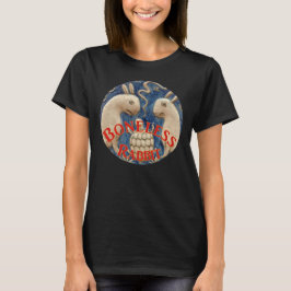 De benfria kaninernas europeiska travels t shirt