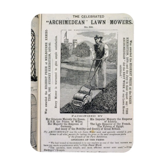 De berömda "Archimedean"-Gräsmatta från Magnet (Vertikal)