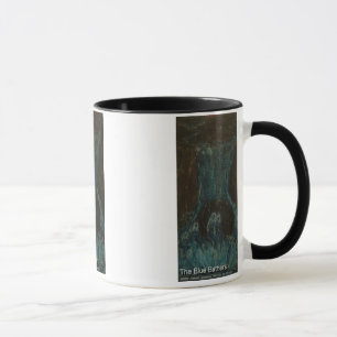 de blå badarna mugg