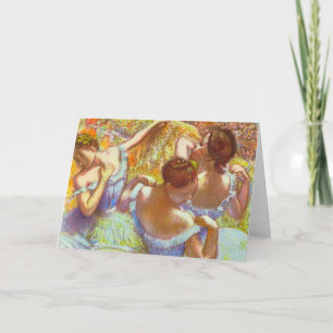 De blå dansöserna av Edgar Degas Kort