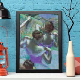 De blå dansöserna av Edgar Degas Poster
